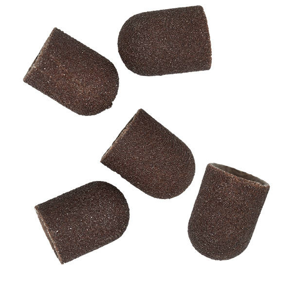 Abrasive cap for pedicure 13 mm medium-grained