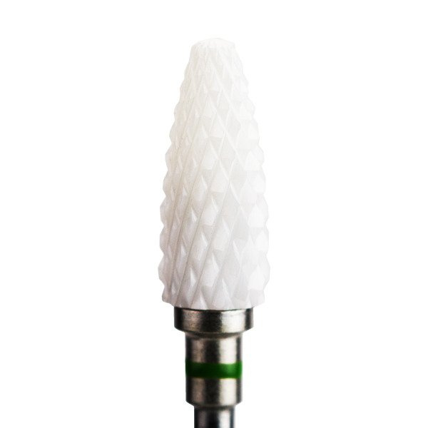 Coarse ceramic cutter for mass removal - cone
