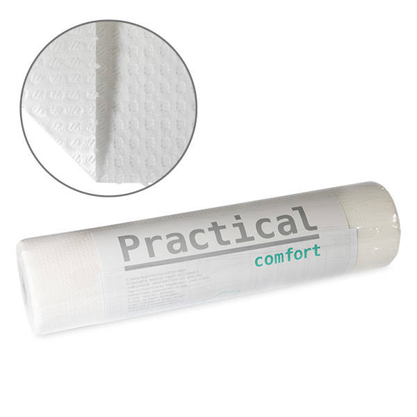 Cosmetic foundation on a roll, white
