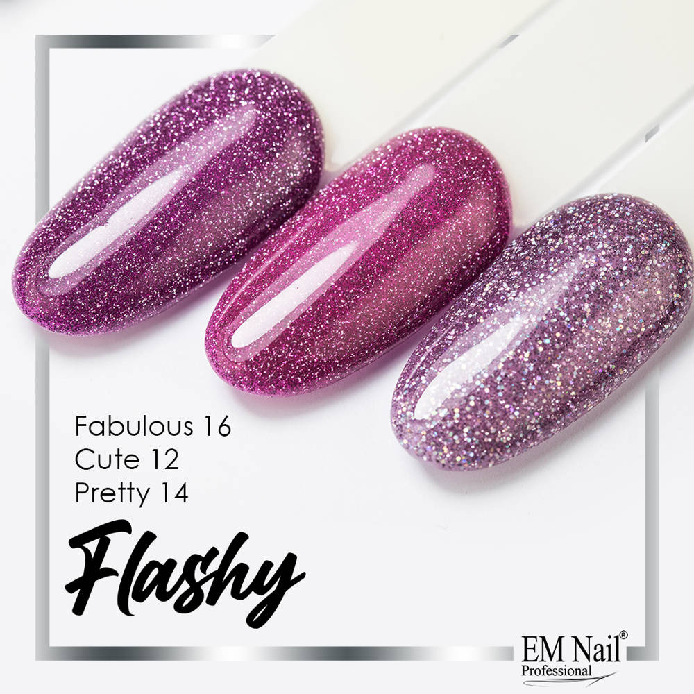 Gel Polish Flashy Pretty 14
