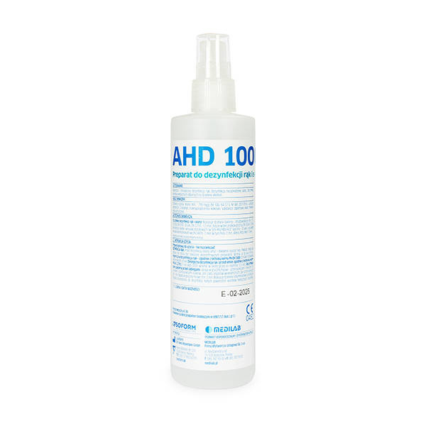 Hand and skin disinfectant with an atomizer ahd 250ml