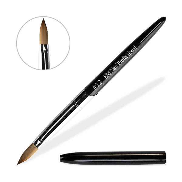 Kolinsky Acrylic Brush No. 12 EM Nail