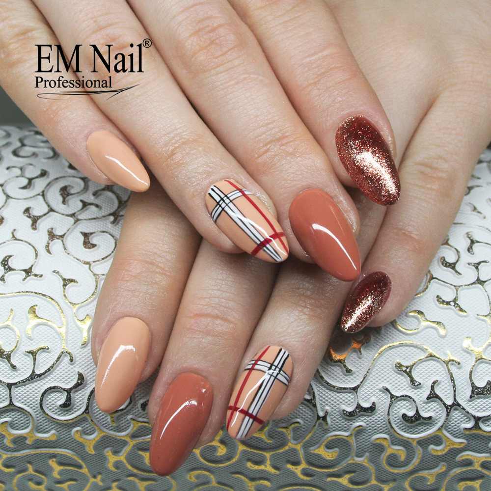 Lakier hybrydowy Premium Caramel 48 48 Carmel Nail Polish \ Gel