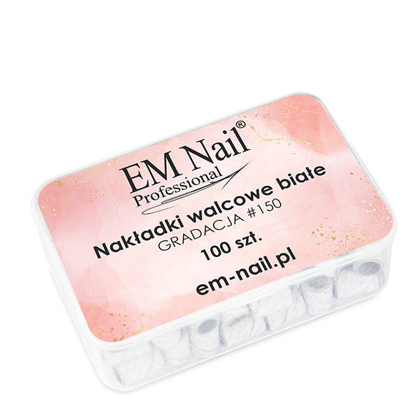 Pedicure caps, white 150 grit, 100 pcs
