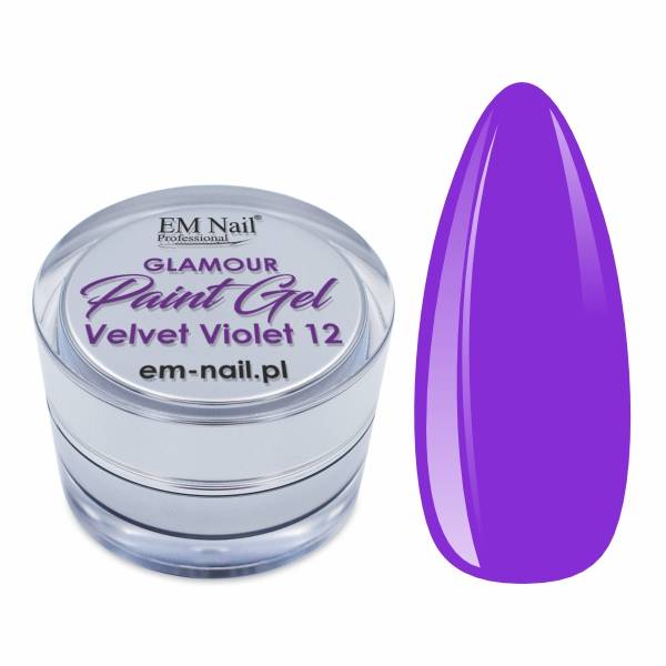 Paint Gel Glamour No. 12 Velvet Violet