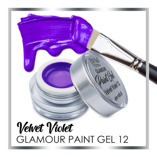 Paint Gel Glamour No. 12 Velvet Violet