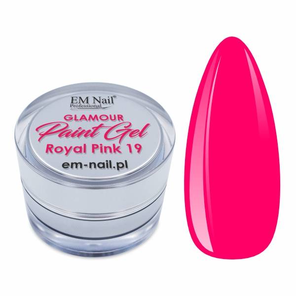 Paint Gel Glamour No. 19 Royal Pink