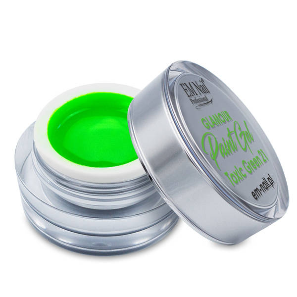Paint Gel Glamour No. 21 Toxic Green