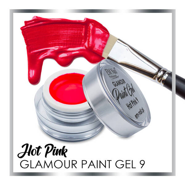 Paint Gel Glamour No. 9 Hot Pink