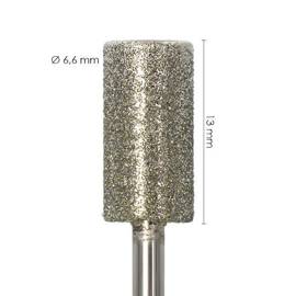 Medium Diamantfräser zur Entfernung von Nagelhaut - Zylinder 13 mm