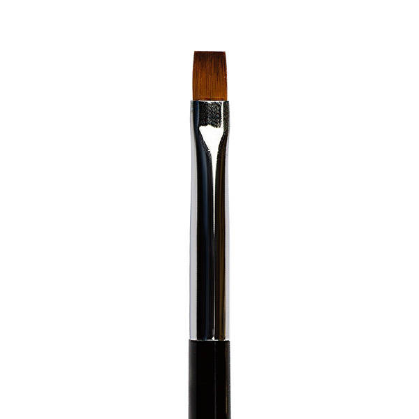 Gel Pinsel Nr 6 schwarz mit kristallen, gerade