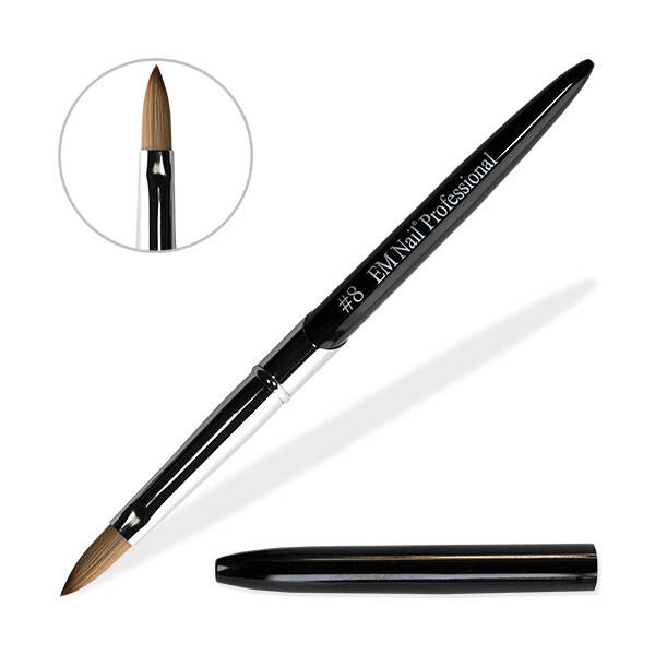 Kolinsky Acrylic Brush No. 8 EM Nail