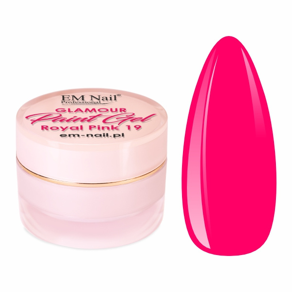 Paint Gel Glamour Royal Pink 19