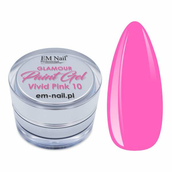 Paint Gel Glamour Vivid Pink 10