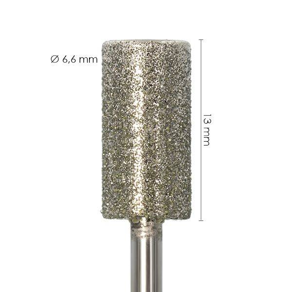 Medium Diamantfräser zur Entfernung von Nagelhaut - Zylinder 13 mm
