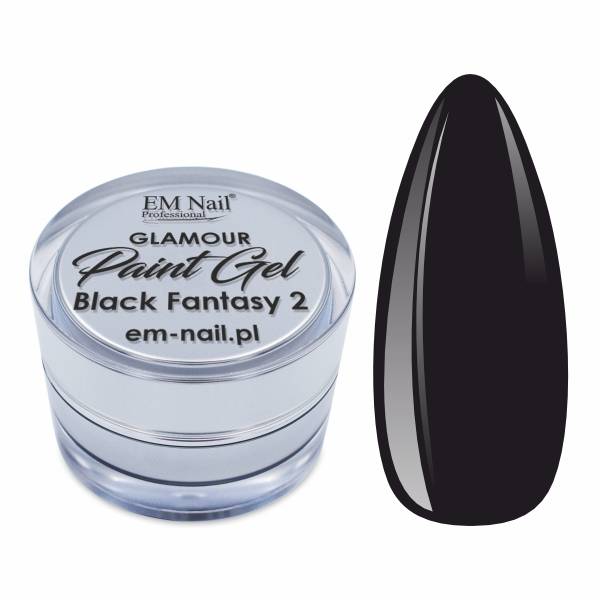 Paint Gel Glamour Black Fantasy 2