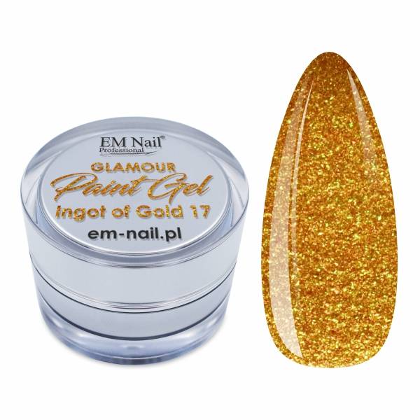 Paint Gel Glamour Nr. 17 Ingot of Gold 