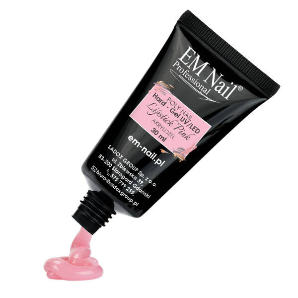 Poly Nail Hard Gel - Lipstick Pink 30ml