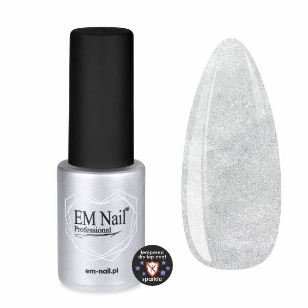 Tempered Dry Top Coat Sparkle 6ml EM Nail