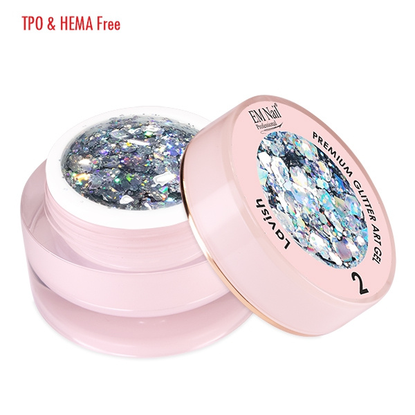 Premium Glitter Art Gel Lavish 2