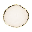 Weiß-goldenes Tischset/Präsentator