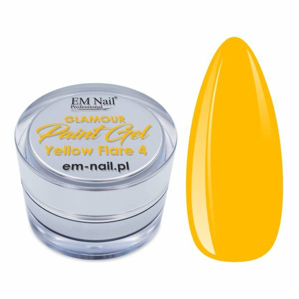 Paint Gel Glamour Yellow Flare 4