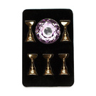 Magnetyczny holder do zdobień różowy - komplet