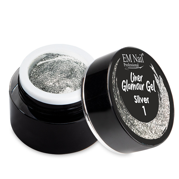 Liner Glamour Gel Silver 1