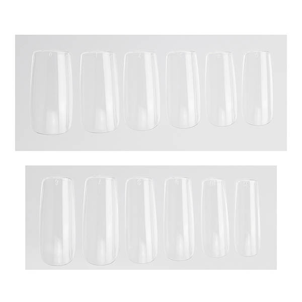 LUXURY Klare Quadratische Tunelspitzen 504 stk