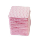 Rosa fusselfreie quadratische Wattepads, 200 Stück – für EM Nail Maniküre-Styling