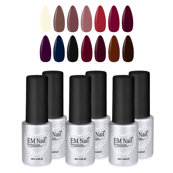 6x Premium Gel Cozy Rituals – Falling for You EM Nail