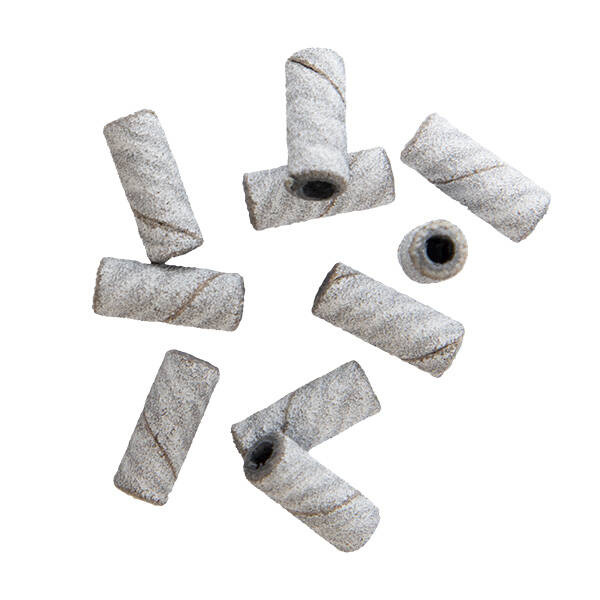 Mini Pediküre Kappen weiß, Körnung 240, 100 Stk