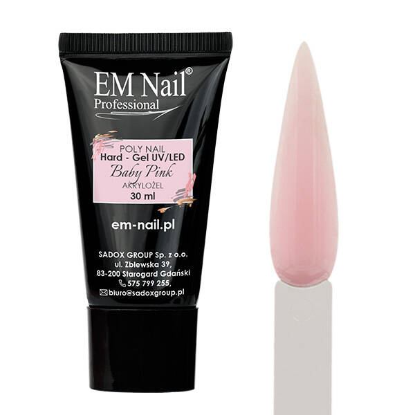 Poly Nail Hard - Gel Baby Pink 30ml