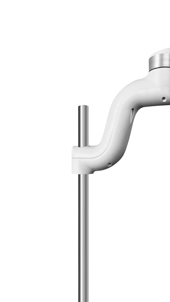 Ständer für Absaugung mit Ringlicht DUO PRO