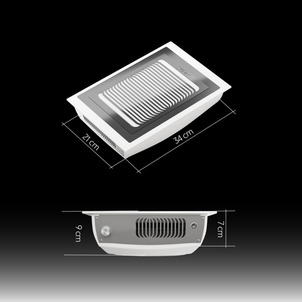 Pochłaniacz pyłu do manicure Smart V-Pro - do zabudowy White