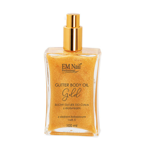 Glitter Body Oil Gold 100 ml