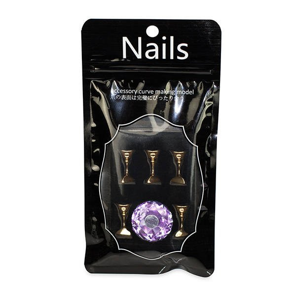 Magnetyczny holder do zdobień różowy - komplet