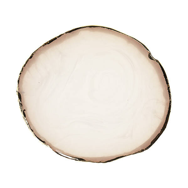 Podkładka / prezenter biało – złoty