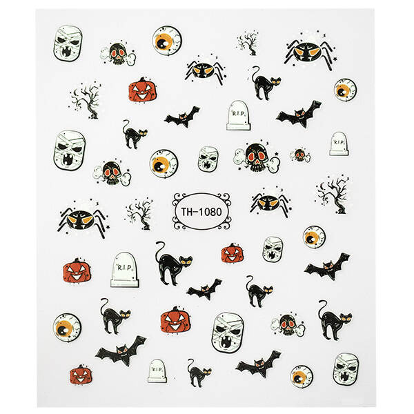 Naklejki na paznokcie Halloweenowe
