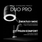 DUO PRO Pochłaniacz pyłu z lampą pierścieniową 