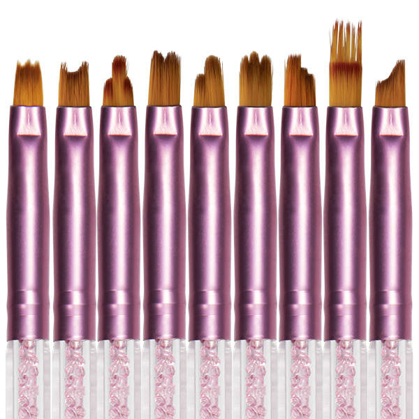 Set mit 9 Pinseln One Stroke