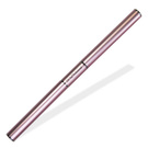 Pędzelek ze szpatułką nr 4 zaokrąglony, metalowy, rosegold EM Nail