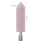 Feiner Stein Nagelhautfräser rosa - 17 mm Kegel