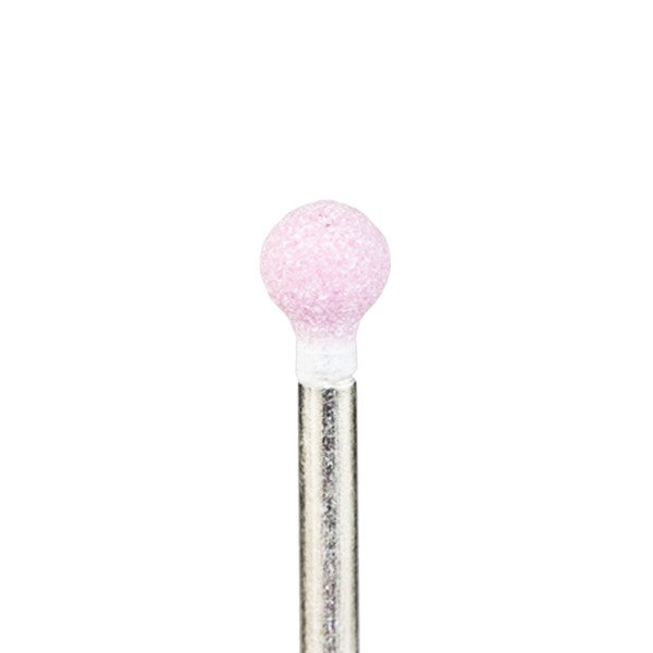Feiner Stein Nagelhautfräser rosa - Kugel 5 mm