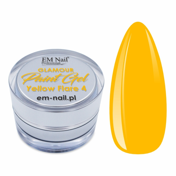 Paint Gel Glamour Yellow Flare 4