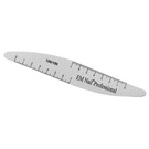 Pilniki do paznokci Fala z miarką 100/180 EM Nail Professional