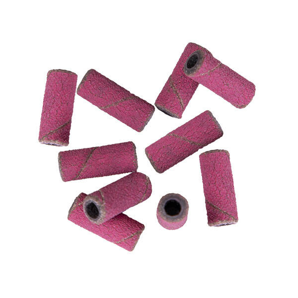 Mini Pediküre Kappen rosa, Körnung 180, 100 Stk