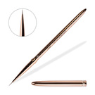 Pędzelek do zdobień 7 mm – metalowy rosegold EM Nail