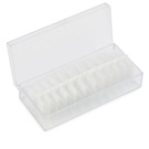 LUXURY Tipsy tunelowe proste clear 504 szt