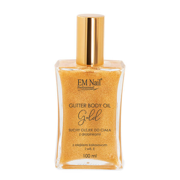 Glitter Body Oil Gold 100 ml